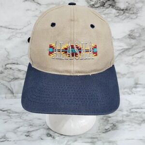 Alaska‎ Cap Adults One Size Beige Cotton Fits All Baseball Style Buckle Closure